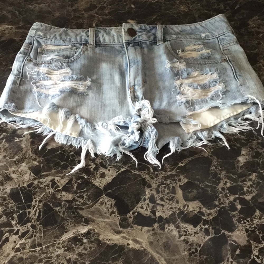 Denim shorts